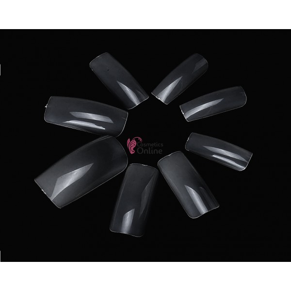 Tipsuri full tips 500 bucati fara bordura Transparent TPS54